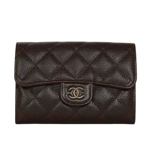 brown chanel wallet